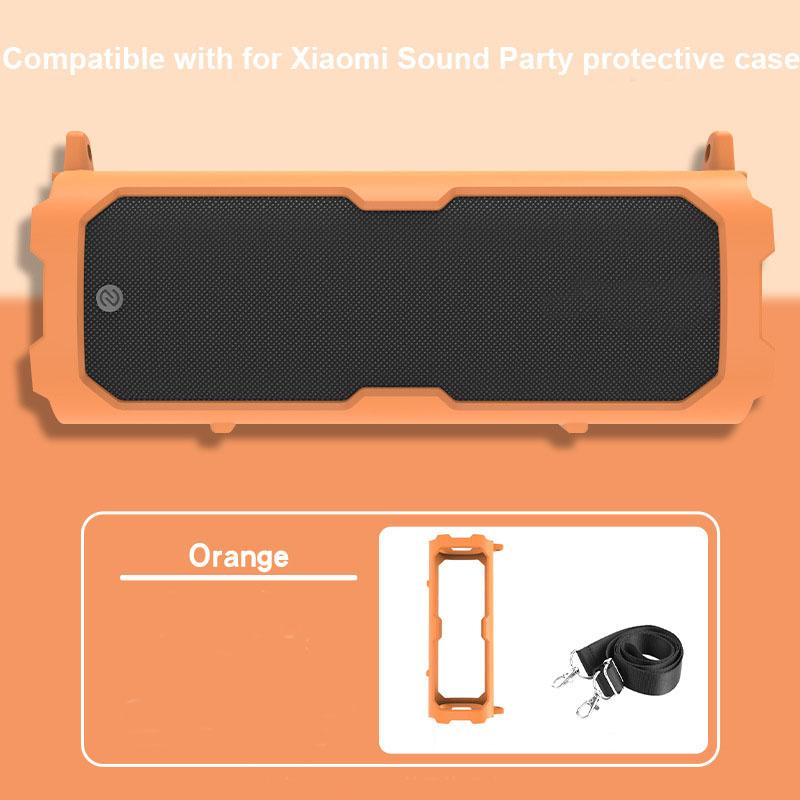Brand New Silicone Case Cover For Xiaomi Sound Party Bluetooth-Compatible Speaker Travel Carrying Protective With Shoulder Strap