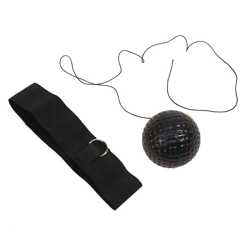 Boxing Reflex Ball Headband Set for Beginner Adjustable Head-Mounted Boxing Speed Ball Adult Children Sports Rebound Reaction Ball