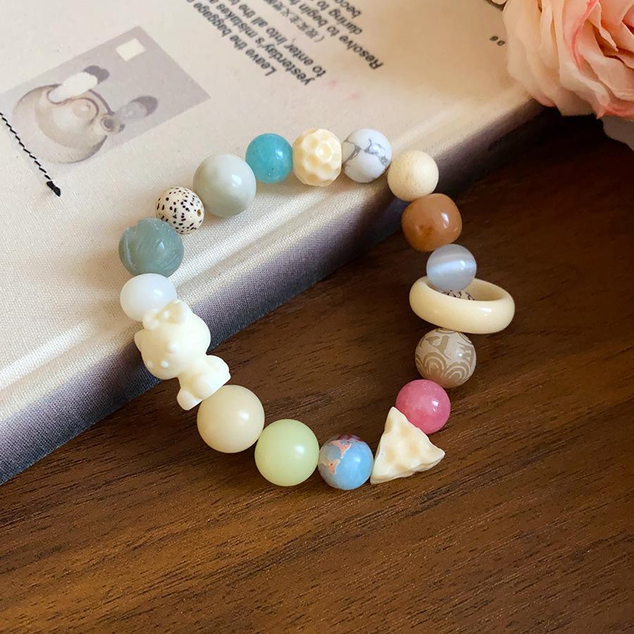 Bracelet chiot couleur fraîcheur petite niche bracelet cœur fille douce été fête étudiante bijoux petite amie