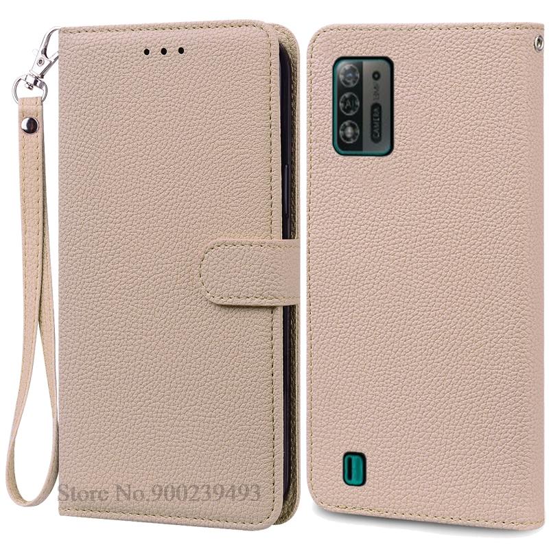 A52 Lite Pouzdro Pro ZTE Blade A52 Lite Pouzdro Měkké Silikonové Peněženkové Kožené Vyklápěcí Pouzdro Pro ZTE Blade A52 Lite Pouzdro TPU Zadní Kryt Etui