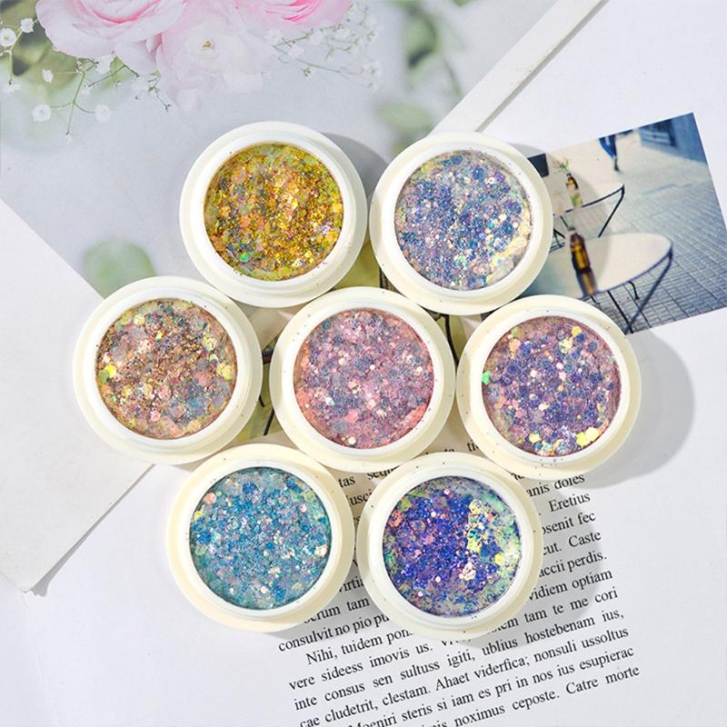 Diy Epoxy Resin Material Fairy Pupil Sequins Eye Makeup Sequins Color Powder Bright Gradient Pigment Manicure Crafts