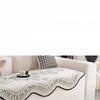 Nordic Light Luxury Sofa Cushion Advanced Sketch Hepburn Flower Shaped Cushion Black and White Classic Non-Slip Sofa Cover