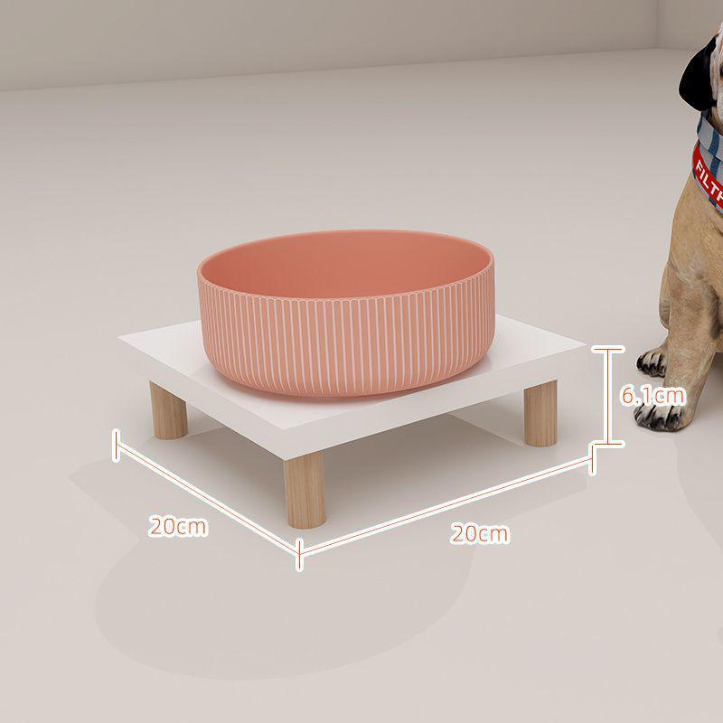 

Adjustable Pet Feeder Stand with Cat and Dog Bowls