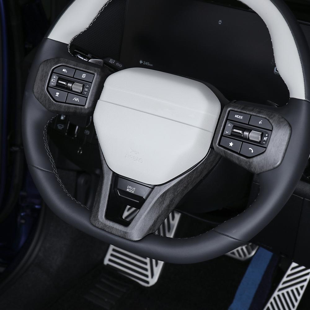 For Kia EV3 GT Line Interior Style Accessories 3pcs Car Steering Wheel Switch Button Trim Panel Frame Chin Cover LHD RHD