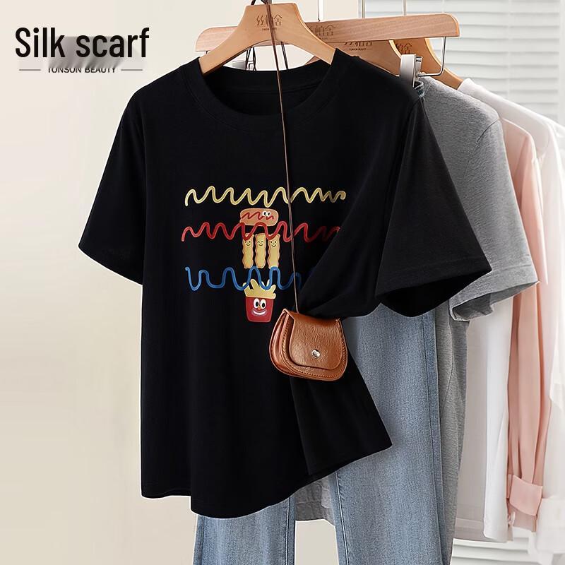 Cypress House Women s Printed Short-Sleeve T-Shirt M