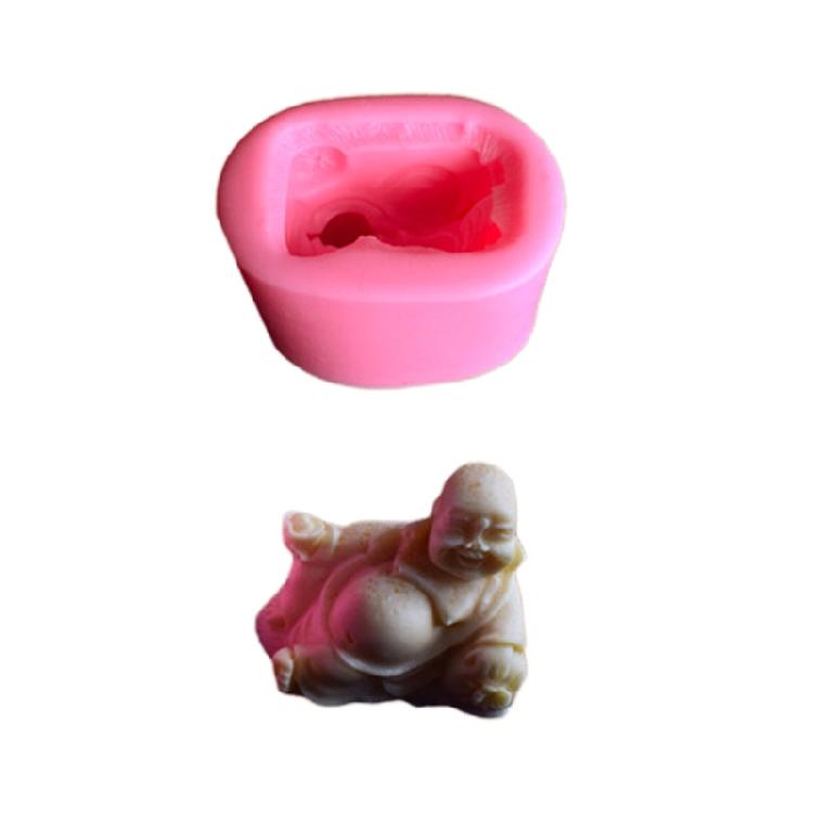 Maitreya Statue Candle Mold Multifunction Crystal Epoxy Resin Silicone Mold