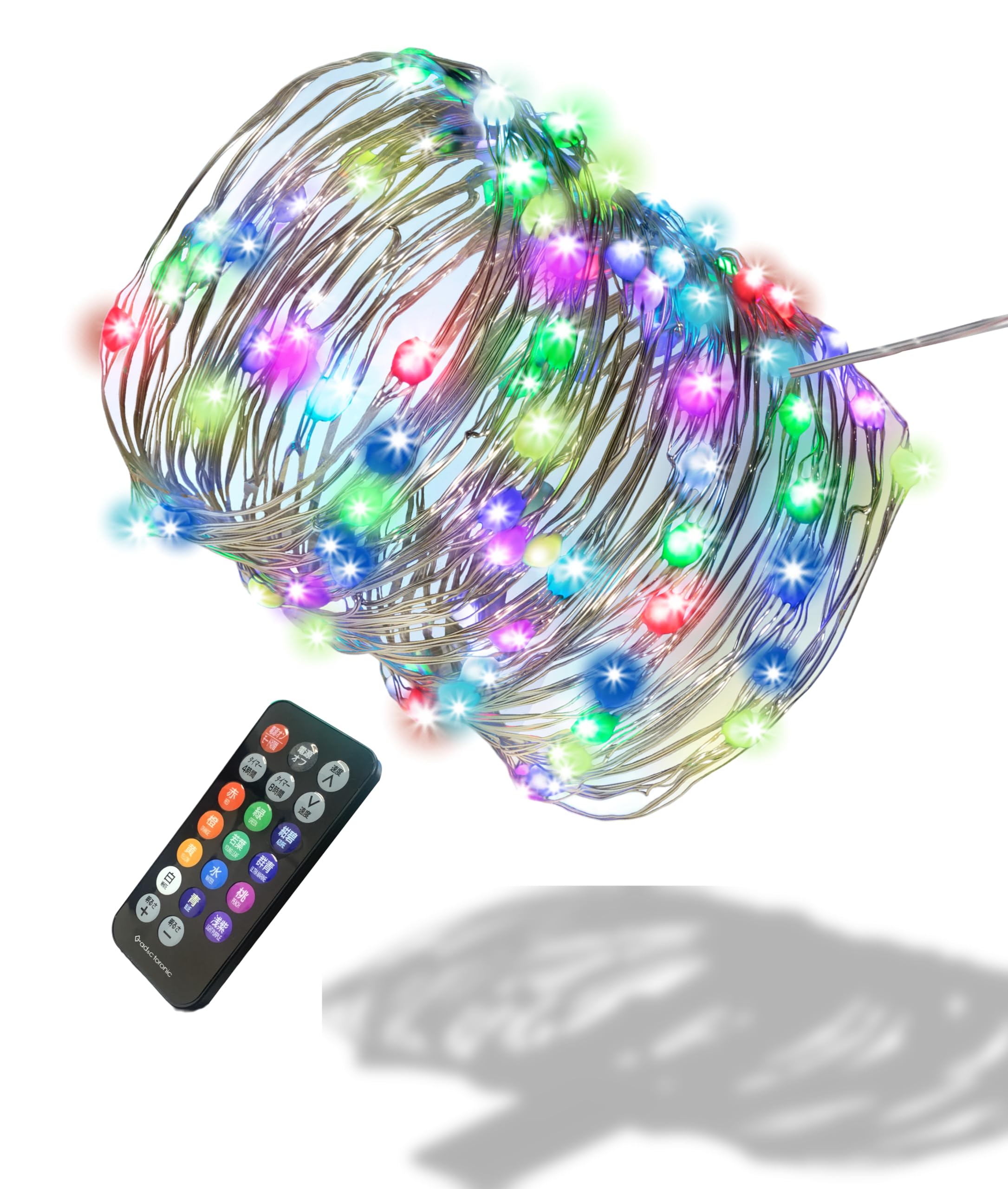 

12 цветов в многоцветной светодиодной подсветке Тип 100 Karafura 1! - Легкий, Ультратонкий, Прямой, Питание от USB, 12-цветный Многоцветный (10 м, Лампочки)