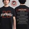 Welcome To Rockville 2026 Festival Merch Rockville 26 Logo Grunge With Lineup T-