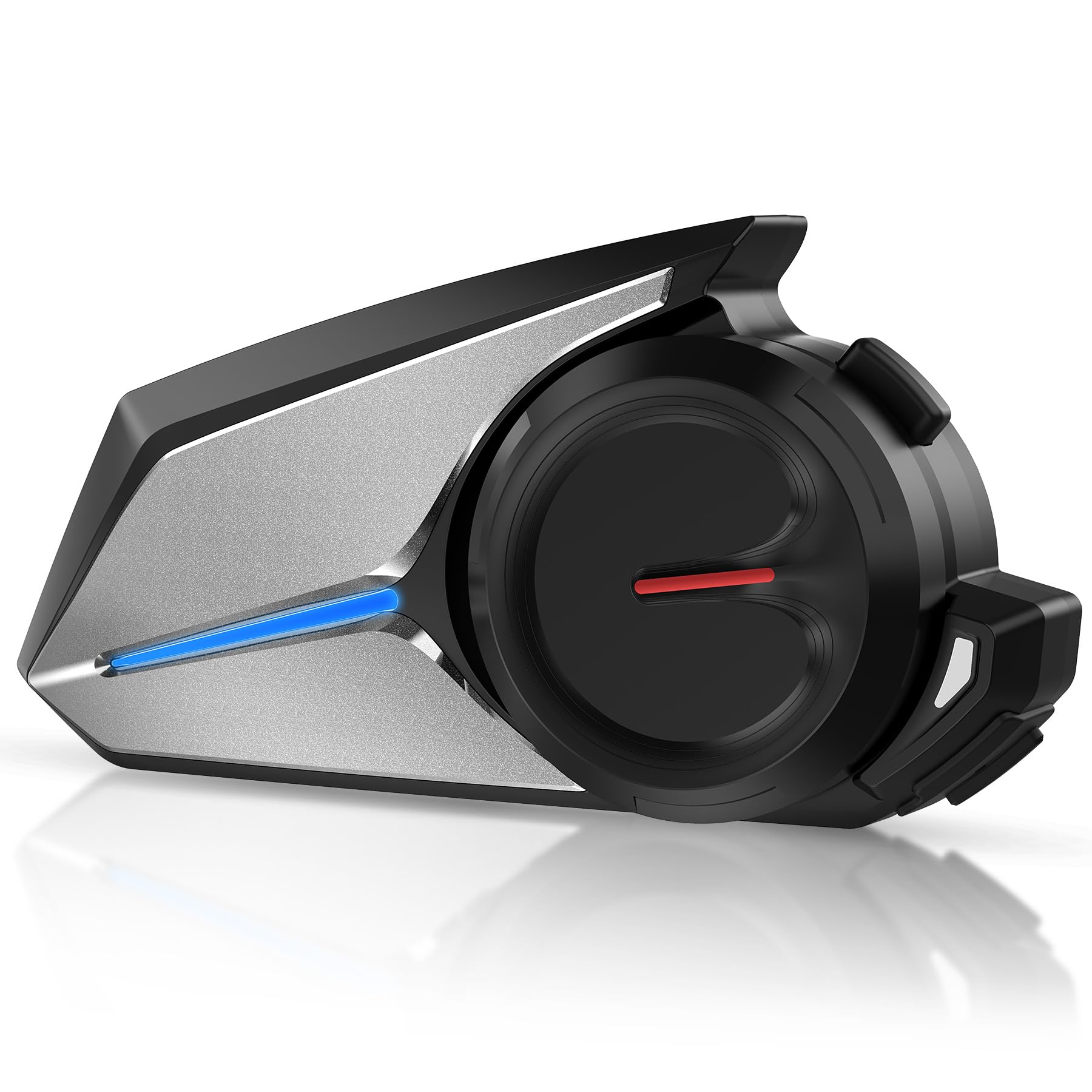 Motorcycle Intercom Motorcycle Intercom 2 People Simultaneous Call IP67 Waterproof серый