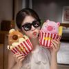 Kapibala with Lotus French Fries, Pig Dolls Plush Toys Birthday Gifts Children's Day Gifts Sofa Cushions Bedroom Decor