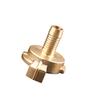 Quick Connect Brass Hose Section Adapter For German Garden System Industry Workshop Water Pipe Fittings 1 Pack