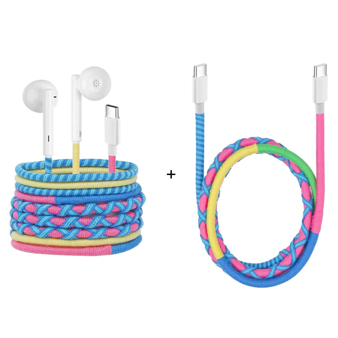 URIZONS Проводные USB-C наушники для смартфонов с Type-C Стерео наушники