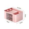 New Creative Transparent Drawer Storage Box Desktop Cosmetics Organizer Student Pen Holder School Office Stationery Plastic Boxs