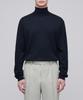MUSINSA STANDARD Merino Wool Blend High-Gauge Turtleneck Knit [Navy]