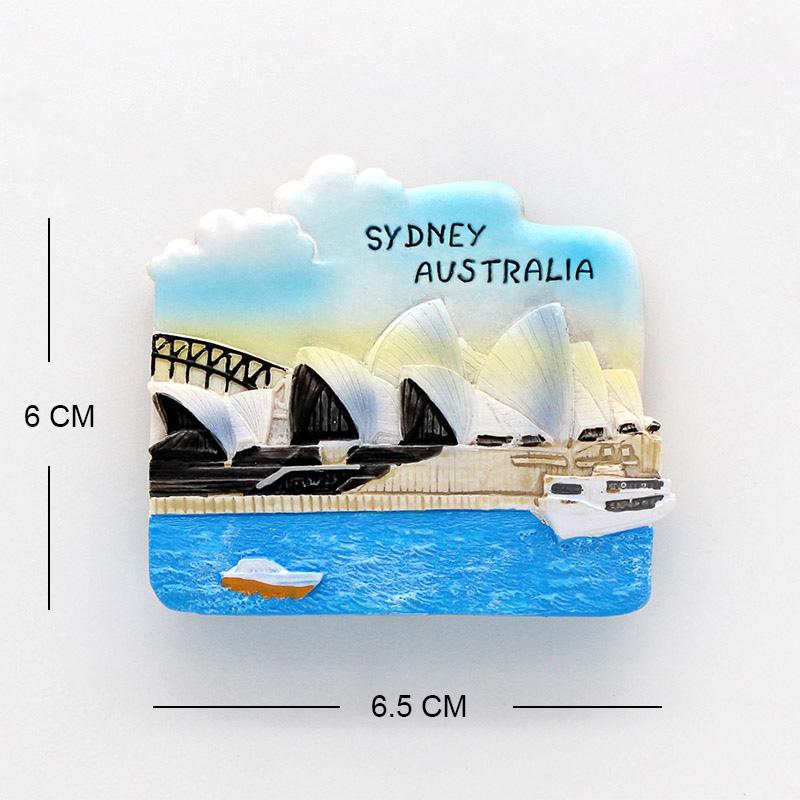 Australia cangur Opera din Sydney suvenir magneți de frigider 3D magnetici frigider decorațiune casă Colecția Australia Cadou