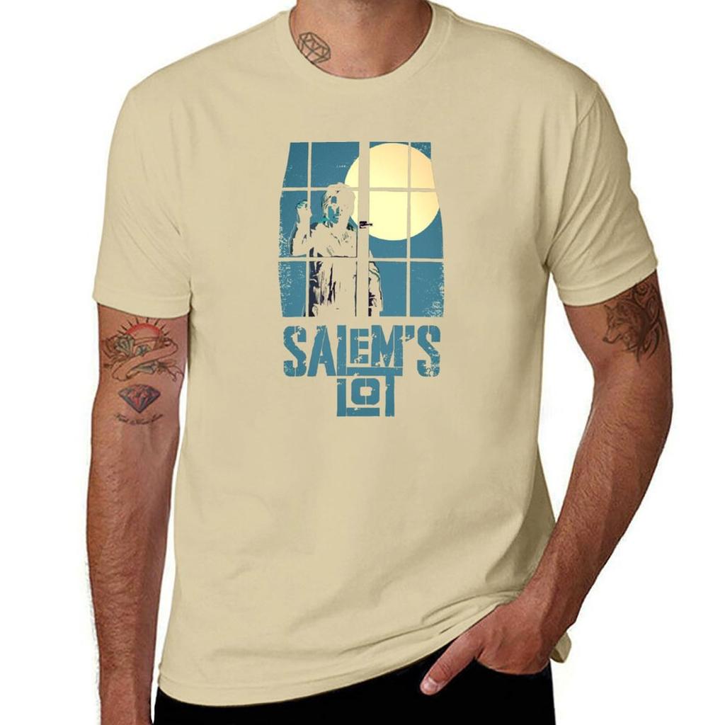 Salem?s Lote - Camiseta Stephen King tops de secagem rápida camisetas pretas para homens