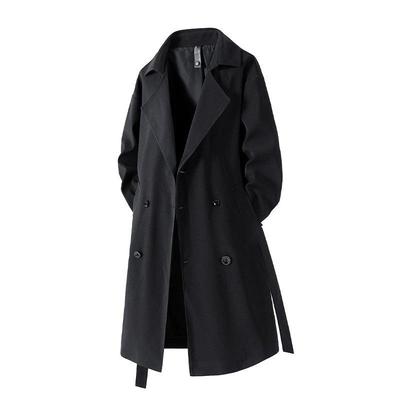 Herren leichter Luxus Retro Mittellanger Trenchcoat – Frühjahr/Herbst 2025 Edition