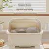 Bainianzhenghe Kitchen Dish Drying Rack with Cover