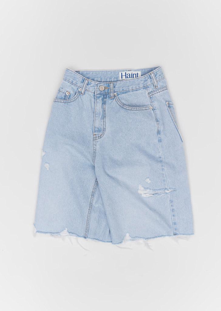 HAINT Rayner Cut Half Denim Pants