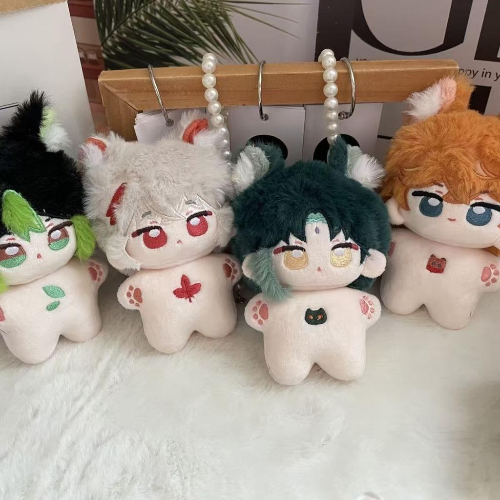 Genshin Impact Tighnari Xiao Tartaglia Kaedehara Kaha Plushie Toys Doll Anime Plush Pendant Backpack Keychian Birthday Gifts
