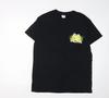 Gildan Men's Black Graphic Print T-Shirt M
