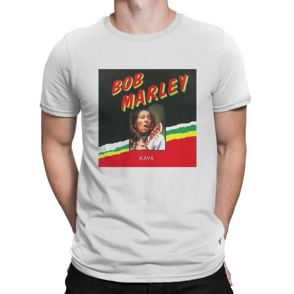 B-Bob Marley Music Short Sleeve Tees Party Tops Funny Mellow Reggae Mood Music T-Shirt for O Neck Pure Cotton fashion manga