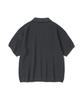 KNITTED Coolever Pk Crop Short Sleeve Knit Tee Charcoal