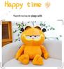 Cute Classic Cartoon Cat Plush Toy - Lazy Style Doll for Kids' Gifts and Home Decor Display