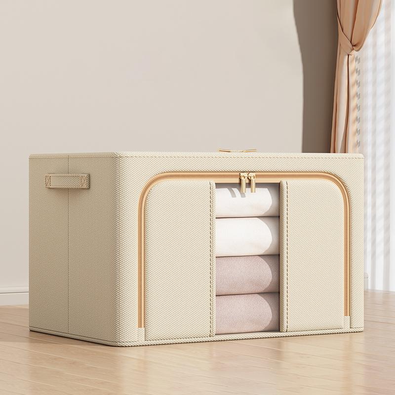 Foldable Storage Box Clothing Organizer Moving Extra Large Oxford Folding Boxes High Capacity Home Organization