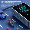 18000mAh Car Tire Inflator With LED Emergency Lights Portable Air Compressor Tire High-Pressure Pump With LED Display With Touch Screen