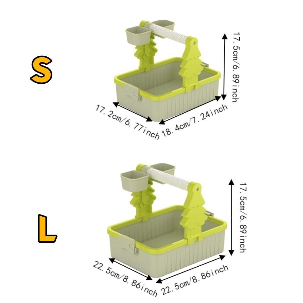Interactive Parrot Potty Training Platform With Food Cup Parrot Perch Shelf  Pet Supplies