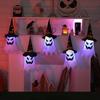 Halloween Pumpkin Ghost Decoration Scene Arrangement, Pumpkin Lantern Emit Light Accessories, Outdoor Decoration Light