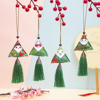 Dragon Boat Festival Zongzi Sachet Sachet Portable Iye Wormwood Mosquito Repellent Bag Activity Gift Box Pendant Cartoon Sachet