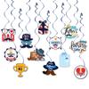 Theme Father Day Trophy Hat Gift Pattern Party Paper Hanging Decoration Pendant