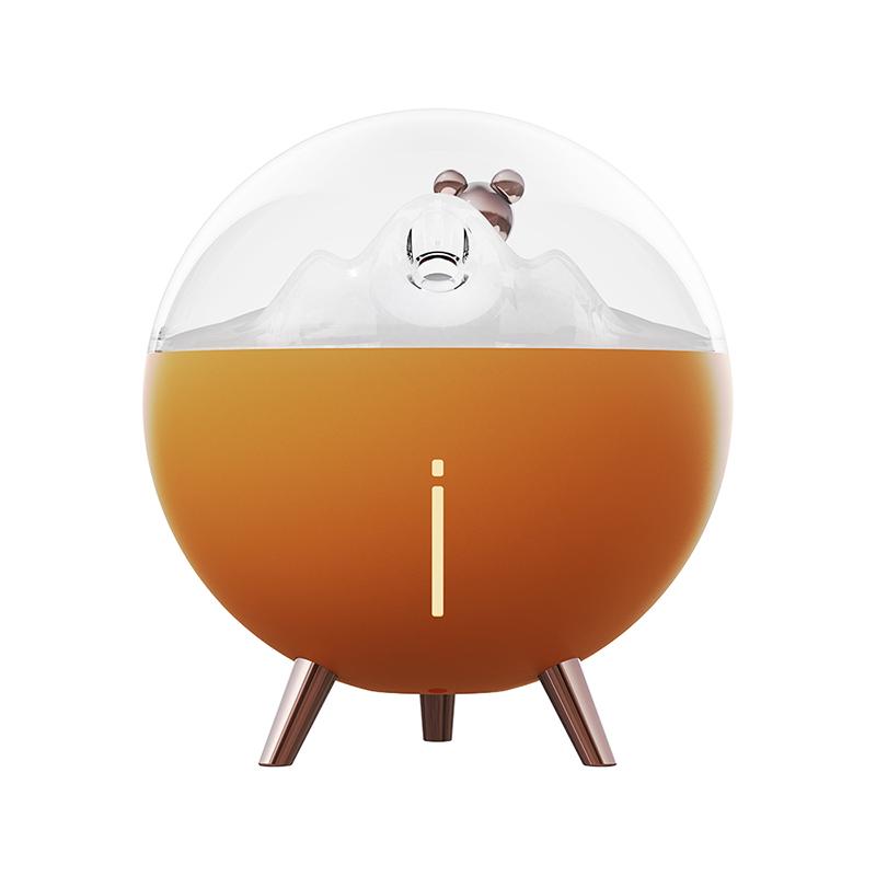 

Увлажнитель воздуха Space Bear, 260 мл, USB-диффузор водяного тумана со светодиодной лампой для домашней комнаты, бесшумный электрический ультразвуковой ароматизатор-увлажнитель USB Cable