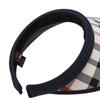 Daks Navy Check Wide Brim Sun Cap Dbhe4e101n2