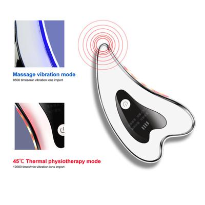 Facial Massager Electric Scraping Board High-frequency Vibration Warm Massage Firming Lifting