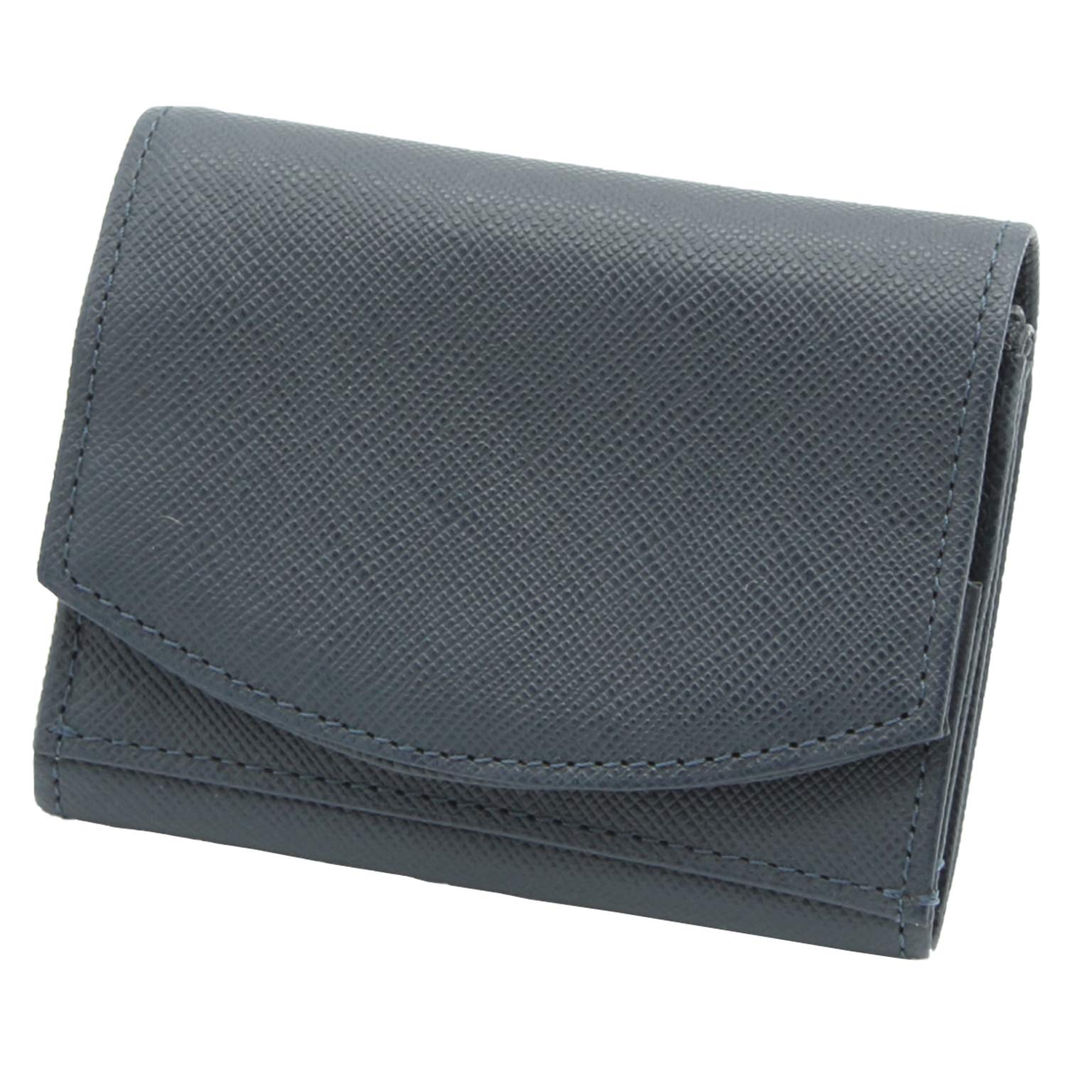 

Cultorale Hammock Wallet Compact Men s Tri-fold Genuine Leather Wallet with Unbeatable Coin Access (Navy x Khaki)