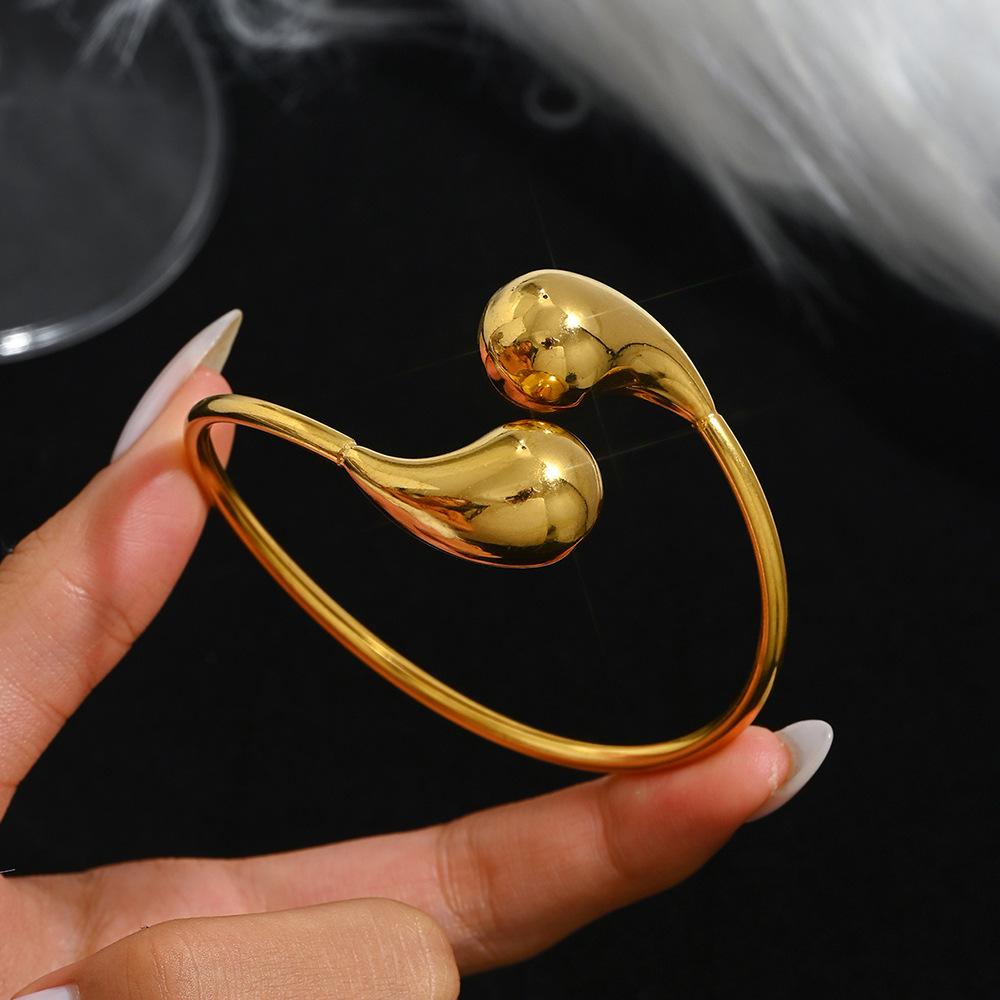 Elegantes Zirkonarmband - Weißer Titanstahl für Damen