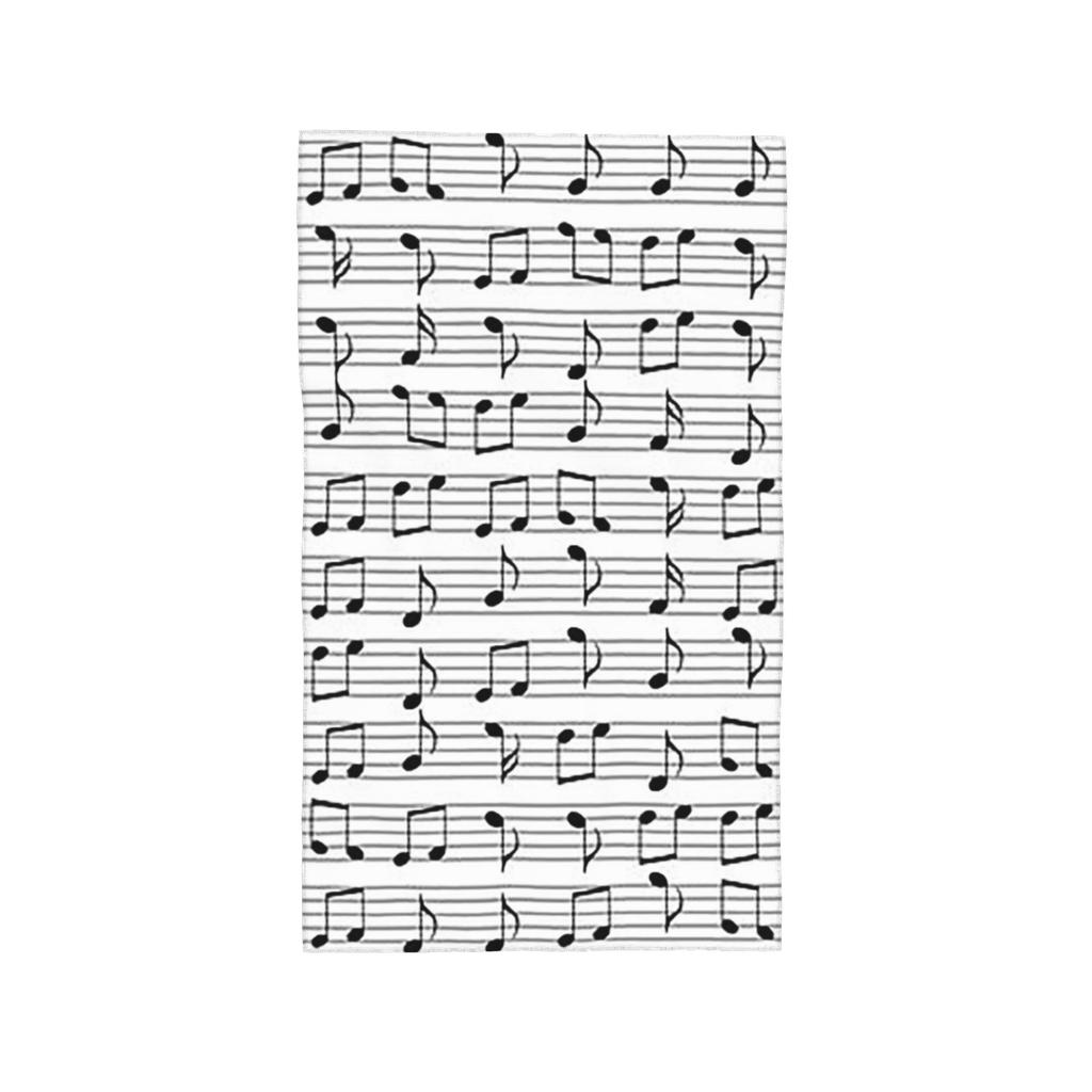 Abstract Piano Keys With Musical Notes Soft Face Towel Quick Dry Pool Bath Cotton Towels Breathable