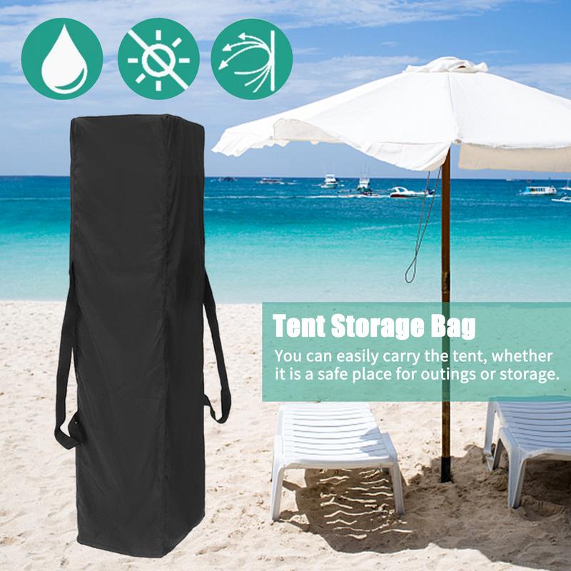 Tent Storage Bag Black Pavilion Tent Canopy Protector Covers Handle Design Canopy Tent Poles Storage Cover Bag Camping Equipment