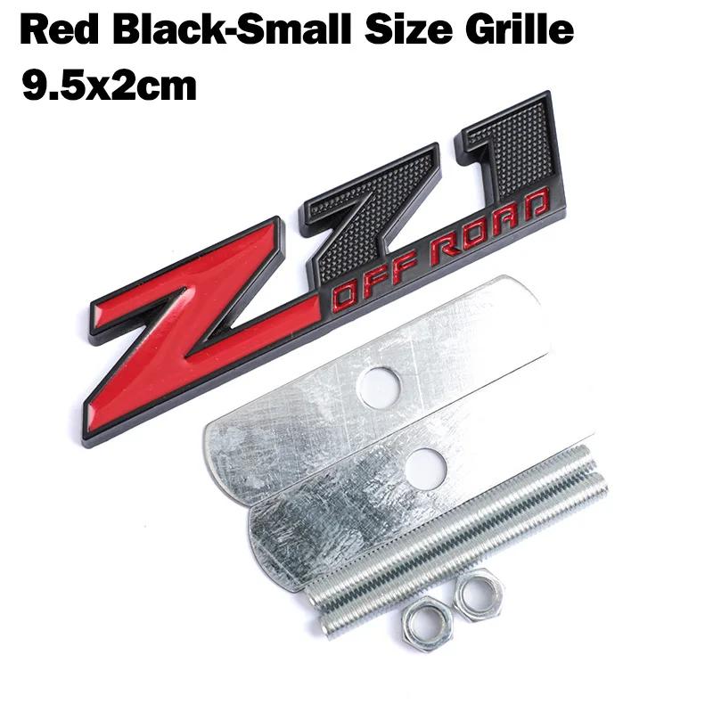 3D Metal Red Black Logo Z71 OFF ROAD Emblem Car Fender Badge Trunk Decal For Chevrolet Z71 OFF ROAD Sticker Accessories