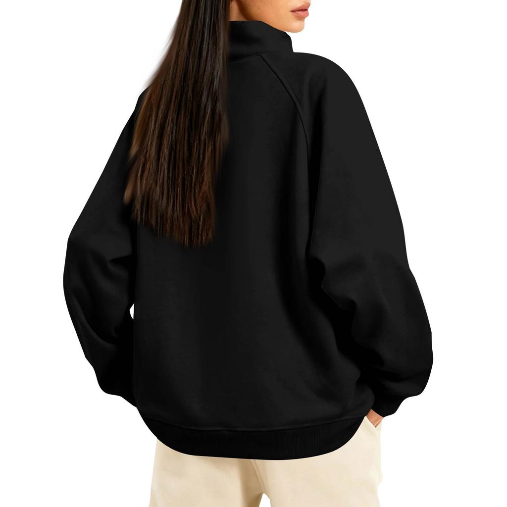 Women's Button-Up Collar Tops Cotton Women's Casual Fashion Long Sleeve With Pocketed Pullover Top Blouse