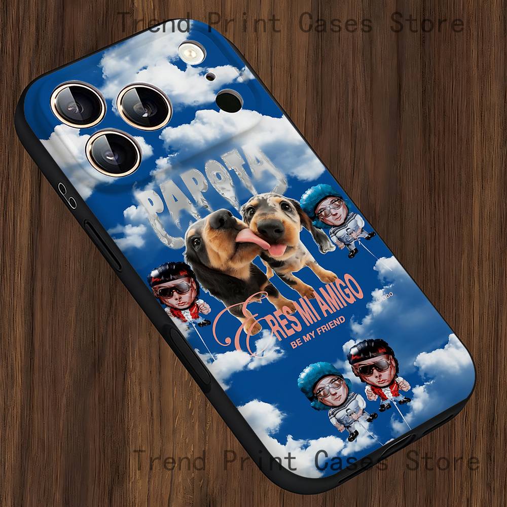 C-CA7RIEL Paco Amoroso PAPOTA Phone Case For iPhone 13,16,12,14,15,11,17,Pro,Max,Plus,E,Air,Mini Shockproof Cover