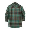 Autumn European and American Fashion Men's Brushed Thin Plaid Long-sleeved Light Mature Casual Shirt
