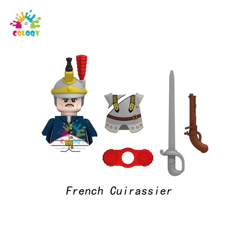 Дитячі Іграшки Наполеонівська Кавалерія Будівельні Блоки Військовий Кінь Сідло Солдати Міні Фігурки Іграшки Для Дітей Різдвяні Подарунки