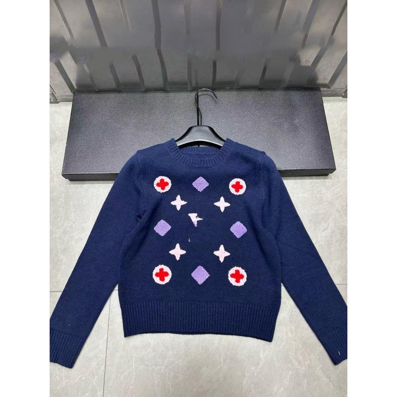 L Brand Autumn/Winter 2026 3D Embroidered Knit Top - Sweet Girly Style