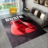 3D Boxing Gloves Boxer Fight  Area Rug Large,Carpet Rug for Living Room Bedroom Sofa Doormat Decoration,kids Non-slip Floor Mat