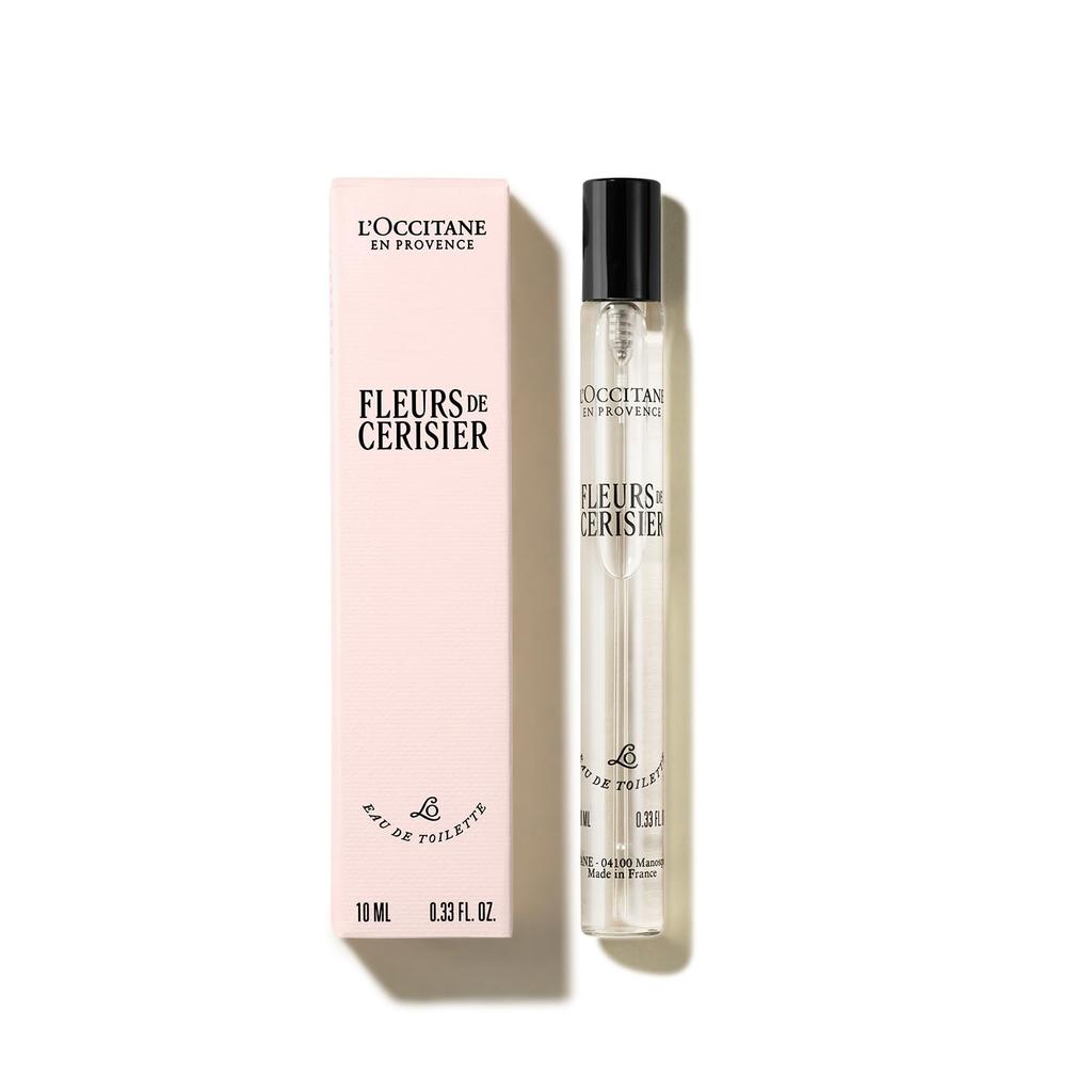 Fleur de Sourisier Sakura Eau de Popular for Men and Birthday Gift L'OCCITANE (Cherry Blossom) Toilette, 10mL, Perfume, Fragrance, Women,
