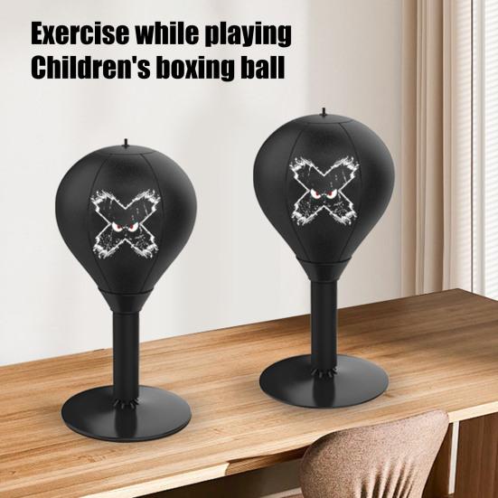 Desktop Punching Bag with Silicone Suction Cup Stress Relief Boxing Speed Ball Kids Adults Reaction Speed Training Boxing Bag Home Office Desk Toy
